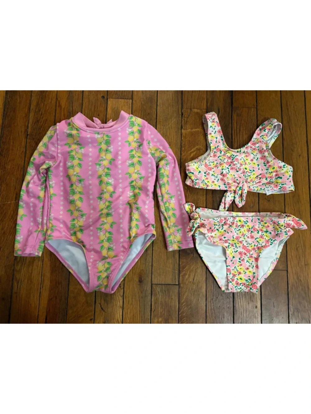 24M & 2T Girls Swimsuit Bundle One Piece & Bikini